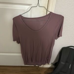 A New Day basic purple tee